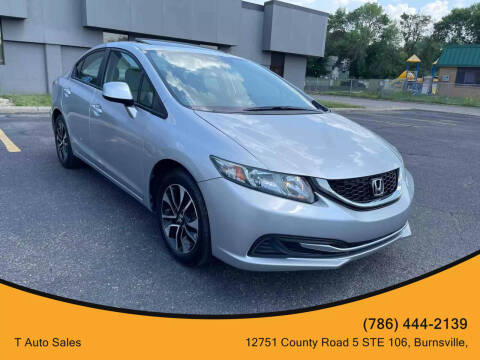 2013 Honda Civic for sale at T AUTO SALES LLC in Burnsville MN