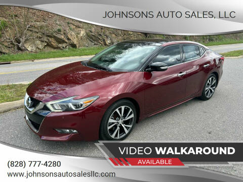 2017 Nissan Maxima for sale at Johnsons Auto Sales, LLC in Marshall NC