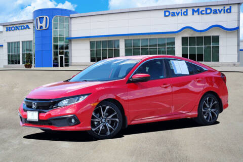 2019 Honda Civic for sale at DAVID McDAVID HONDA OF IRVING in Irving TX