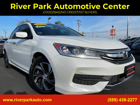 2017 Honda Accord for sale at River Park Automotive Center in Fresno CA
