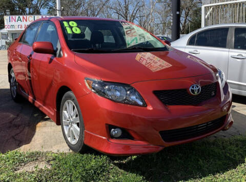 2010 Toyota Corolla for sale at De La Paz Auto Sales Inc. in Houston TX