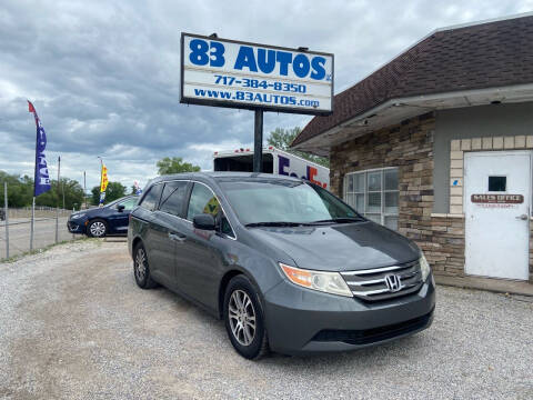 2012 Honda Odyssey for sale at 83 Autos in York PA