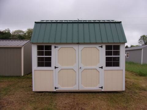  8 x 12 side lofted barn for sale at Extra Sharp Autos in Montello WI