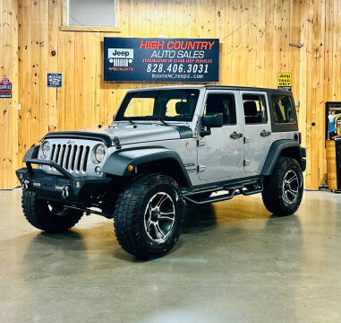 2016 Jeep Wrangler Unlimited for sale at Boone NC Jeeps-High Country Auto Sales in Boone NC