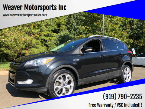 2014 Ford Escape for sale at Weaver Motorsports Inc in Cary NC