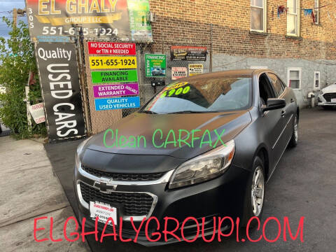 2015 Chevrolet Malibu for sale at EL GHALY GROUP 1 Quality used vehicles in Jersey City NJ