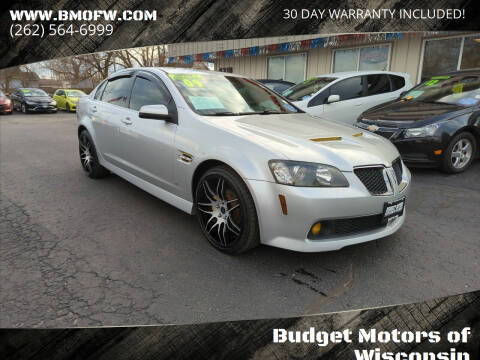 2009 Pontiac G8 for sale at Budget Motors of Wisconsin in Racine WI