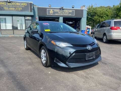 2018 Toyota Corolla for sale at King Motor Cars in Saugus MA