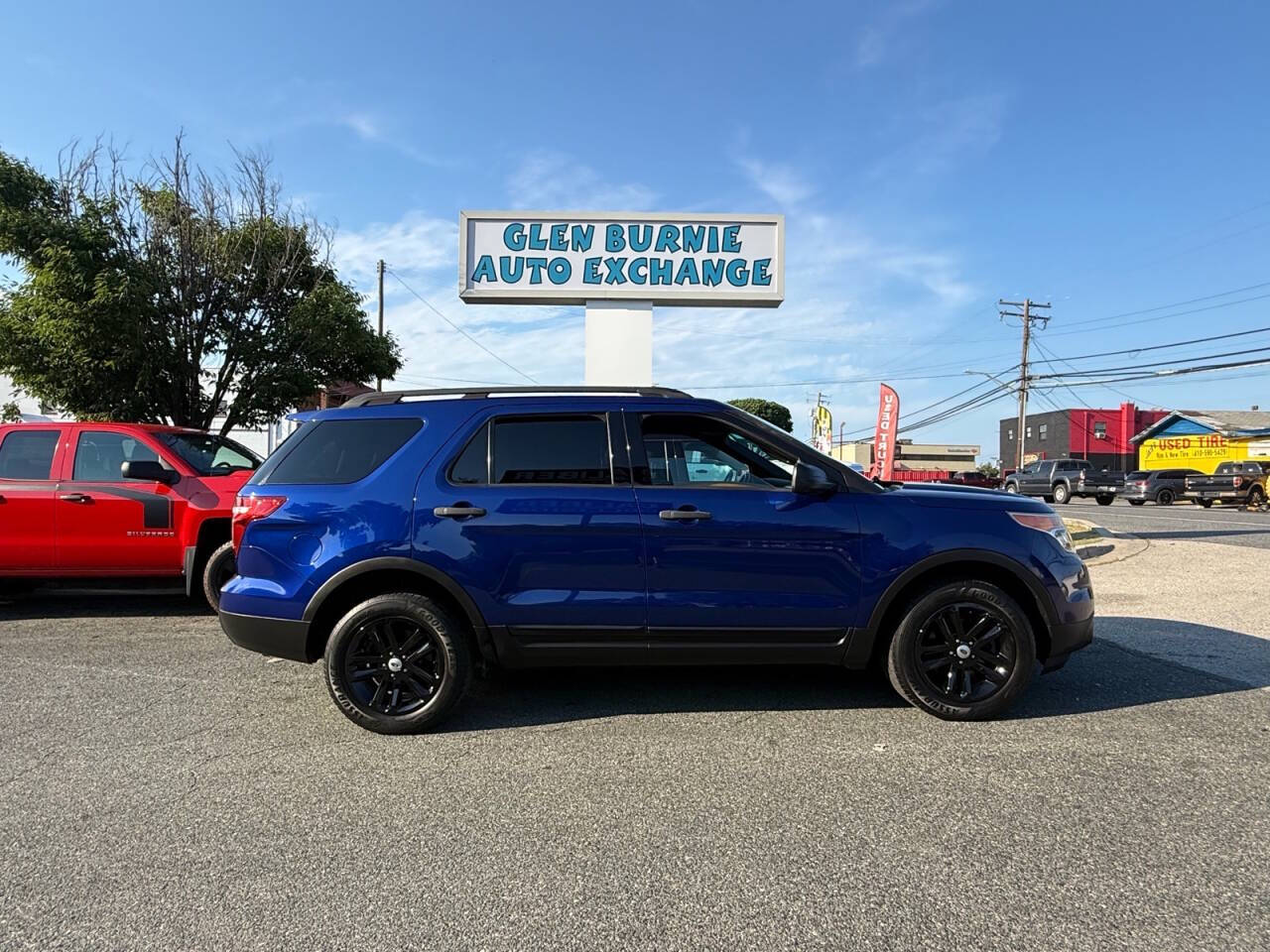 Blue 2015 Ford Explorer Base AWD Base 4dr SUV 2