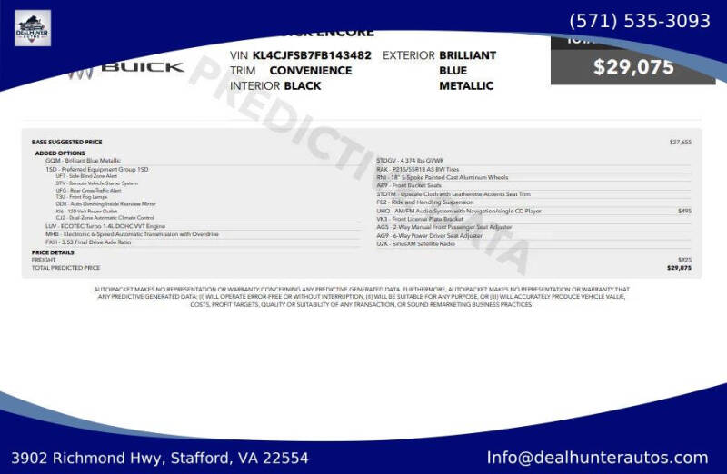 2015 Buick Encore Convenience
