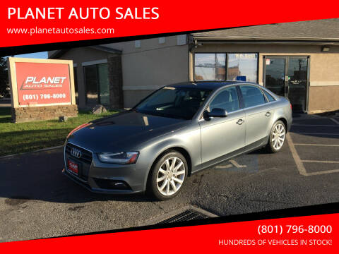 2013 Audi A4 for sale at PLANET AUTO SALES in Lindon UT