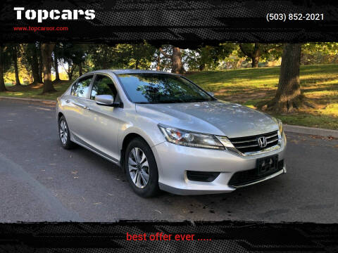 2013 Honda Accord for sale at Topcars in Wilsonville OR