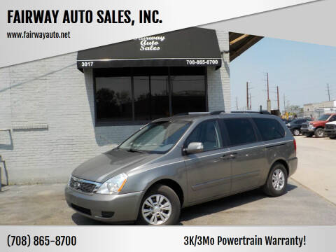 2012 Kia Sedona for sale at FAIRWAY AUTO SALES, INC. in Melrose Park IL