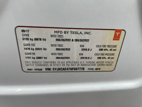 2017 Tesla Model X P100D