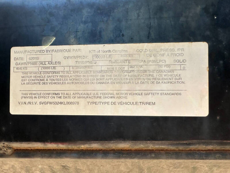 2019 Kaufman Car Hauler