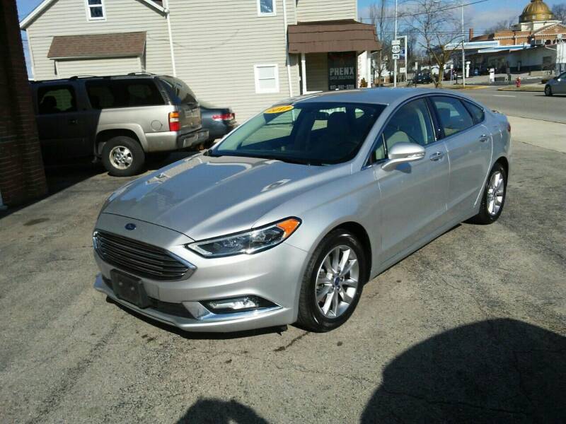 2017 Ford Fusion for sale at BELLEFONTAINE MOTOR SALES in Bellefontaine OH