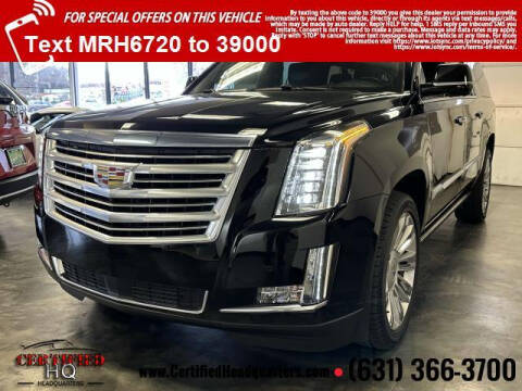 2016 Cadillac Escalade ESV for sale at CERTIFIED HEADQUARTERS in Saint James NY