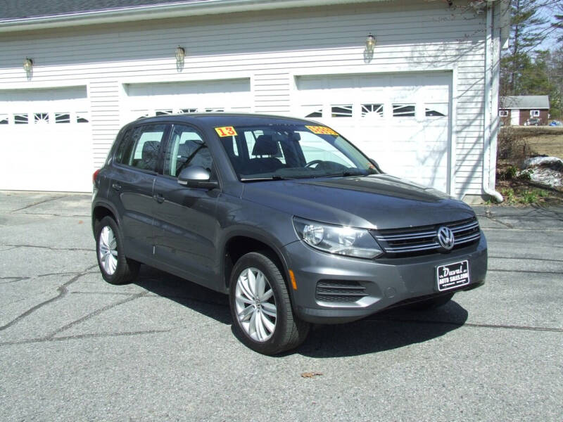 2013 Volkswagen Tiguan for sale at DUVAL AUTO SALES in Turner ME