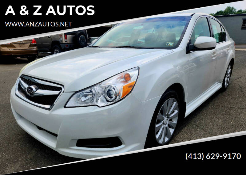 2010 Subaru Legacy for sale at A & Z AUTOS in Westfield MA