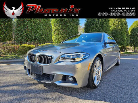 2015 BMW 5 Series for sale at Phoenix Motors Inc in Raleigh NC