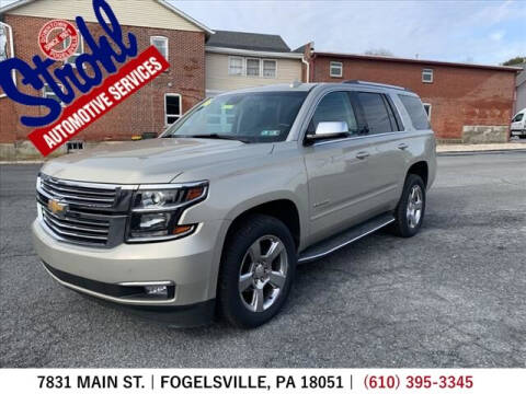 2016 Chevrolet Tahoe for sale at Strohl Automotive Services in Fogelsville PA