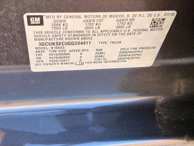 2016 Chevrolet Silverado 1500