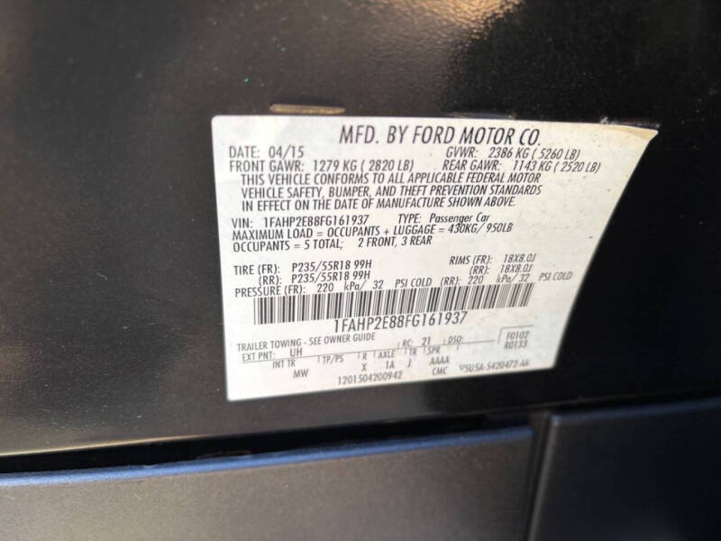 2015 Ford Taurus SEL