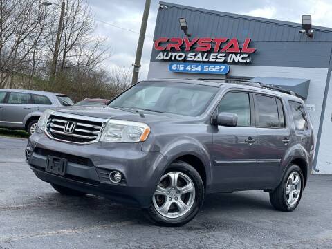 2014 Honda Pilot for sale at Crystal Auto Sales Inc in Nashville TN