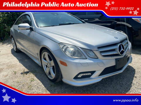 2010 Mercedes-Benz E-Class for sale at Philadelphia Public Auto Auction in Philadelphia PA