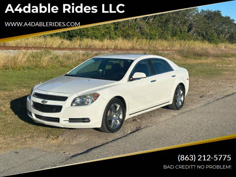 2012 Chevrolet Malibu for sale at A4dable Rides LLC in Haines City FL