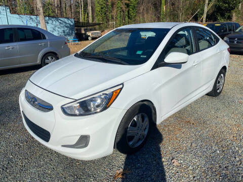 2017 Hyundai Accent for sale at Triple B Auto Sales in Siler City NC