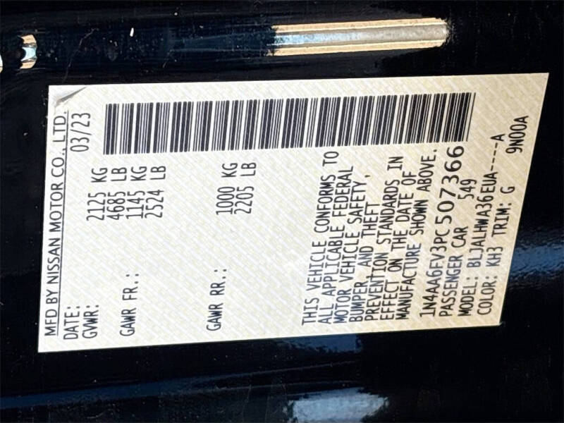 2023 Nissan Maxima 3.5 Platinum