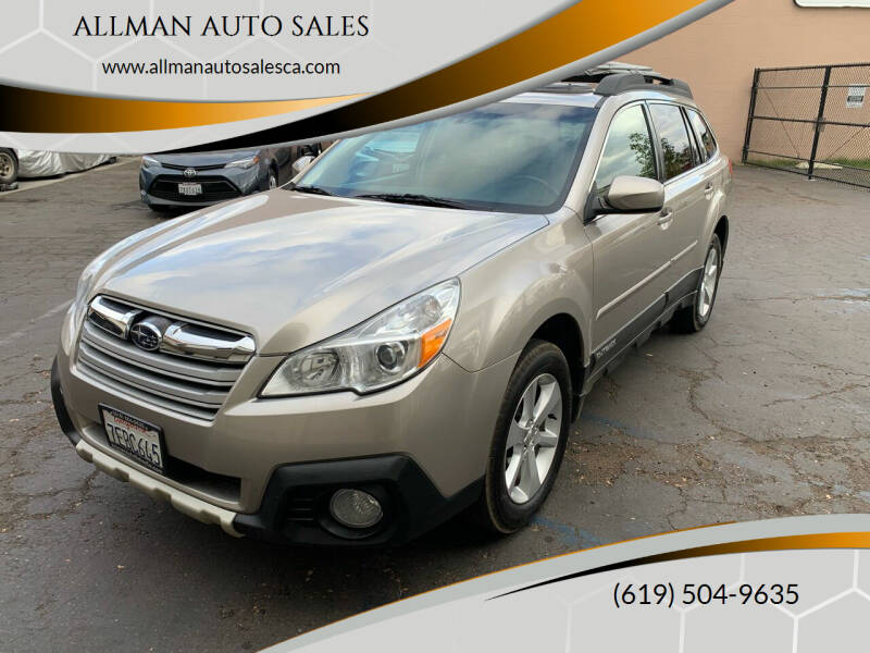 2014 Subaru Outback for sale at ALLMAN AUTO SALES in San Diego CA
