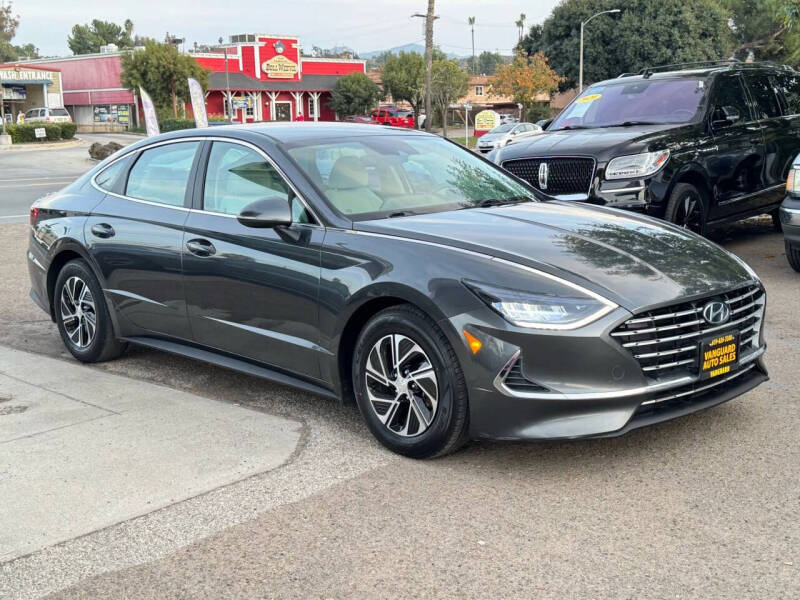 2021 Hyundai Sonata Hybrid Blue