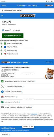 2013 Dodge Challenger SXT Plus