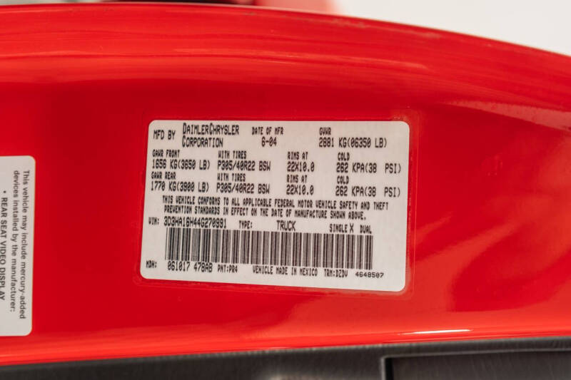 2004 Dodge Ram 1500 SRT-10