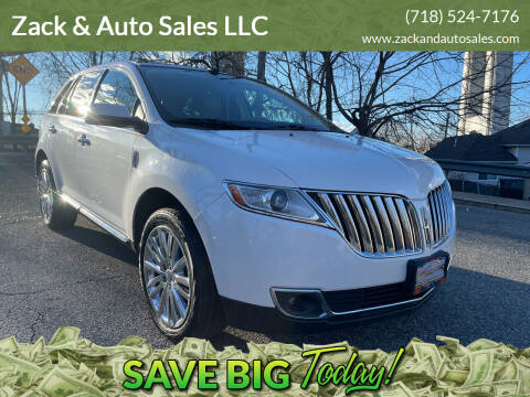 2013 Lincoln MKX for sale at Zack & Auto Sales LLC in Staten Island NY