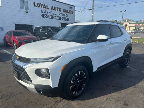 2022 Chevrolet TrailBlazer for sale at Loyal Auto Sales in Pontiac MI