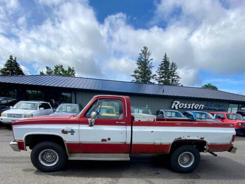 1986 Chevrolet C/K 10 Series for sale at ROSSTEN AUTO SALES in Grand Forks ND