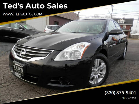 2012 Nissan Altima for sale at Ted's Auto Sales in Louisville OH