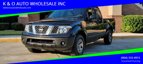 2007 Nissan Frontier for sale at K & O AUTO WHOLESALE INC in Jacksonville FL