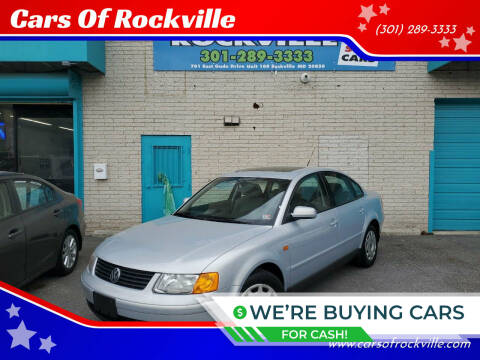1998 Volkswagen Passat for sale at Cars Of Rockville in Rockville MD