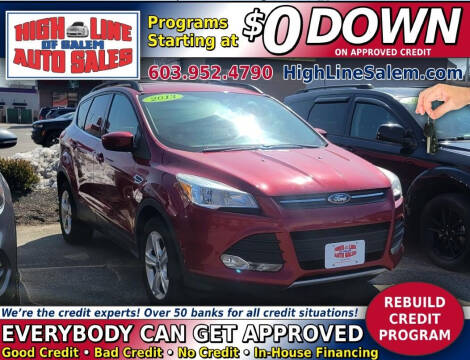 2013 Ford Escape for sale at High Line Auto Sales of Salem in Salem NH