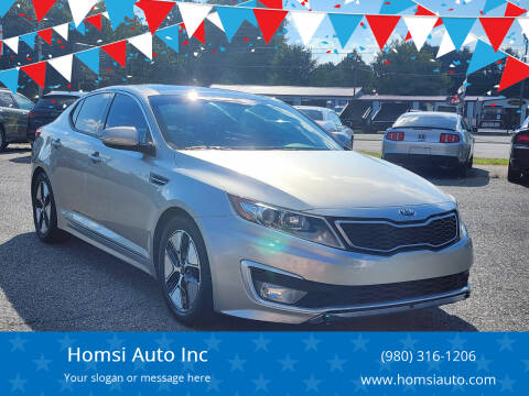 2013 Kia Optima Hybrid for sale at Homsi Auto Inc in Kannapolis NC