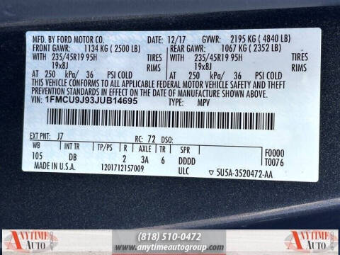 2018 Ford Escape Titanium