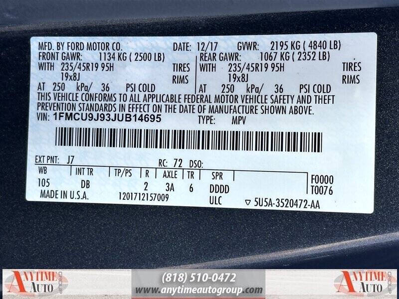 2018 Ford Escape Titanium