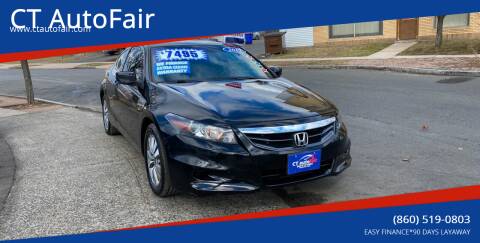 2012 Honda Accord for sale at CT AutoFair in West Hartford CT