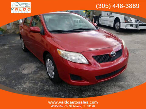 2010 Toyota Corolla for sale at VALDO AUTO SALES in Hialeah FL