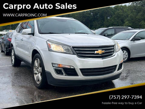 2017 Chevrolet Traverse for sale at Carpro Auto Sales in Chesapeake VA