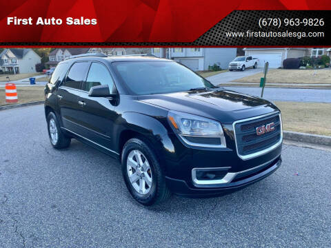 2013 GMC Acadia for sale at First Auto Sales in Winder GA